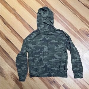 GAP Kids Green Camouflage Hoodie